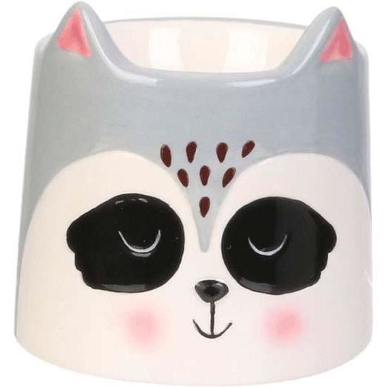 The concept factory Coquetier en Dolomite Animaux Raton Laveur