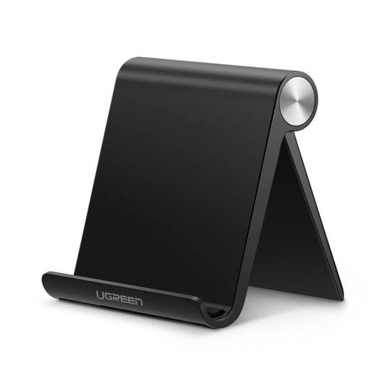 Support Téléphone Bureau UGREEN – Hauteur Réglable, Pliable, Compatible IPhone, Samsung, Etc.