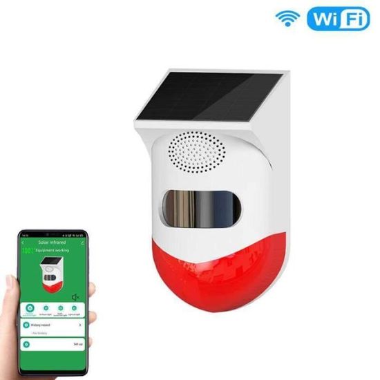 Système D'Alarme Technaxx TX-168 Pour Voiture Camionnette - Détecteur PIR 105dB Sirène Externe, 2 USB, 7 Jours Autonomie