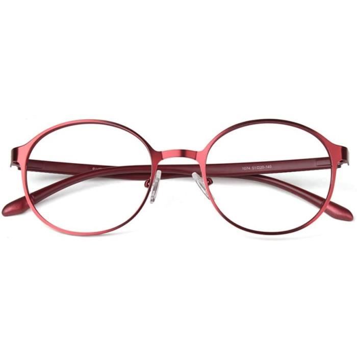 Lunettes Loupe De Lecture Presbyte - Monture Noire Rectangulaire, Verres Transparents - Avec Cordon - Neuf Avec étiquettes