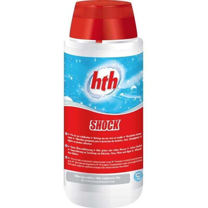 Chlore choc HTH 2Kg Shock poudre