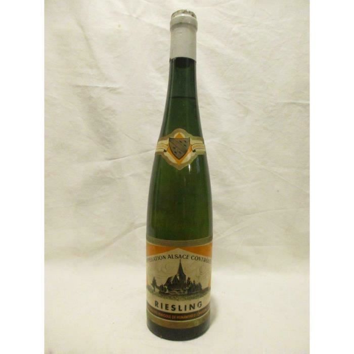 riesling coopérative de hunawihr non millésimé années 1960 à 1970 (b3) blanc années 60 - alsace france