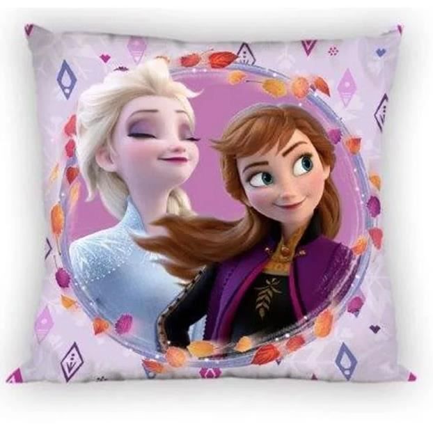 Taie d'oreiller La Reine des neiges Disney 40*40 cm, housse coussin ana et Elsa