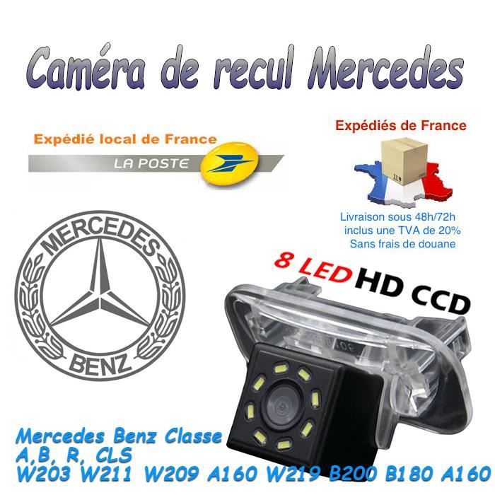 Voiture Cam/éra de recul pour Mercedes Benz C E S Class CL Class W204/ W212/ W216/ W221