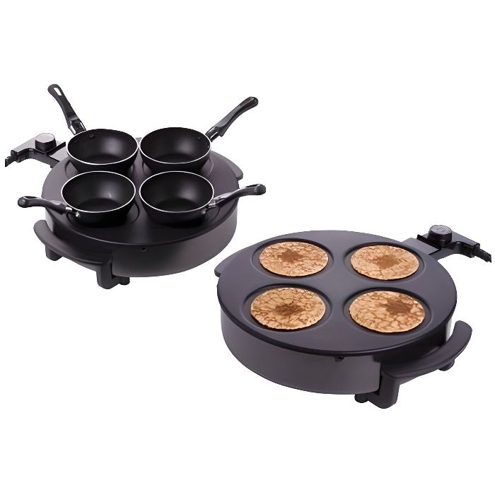 APPAREIL A CUISSON POUR WOK RACLETTE ET CREPES …