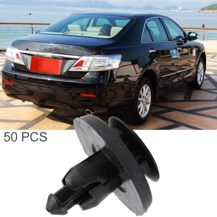 Clips De Retenue De Fixation De Garniture De Garde-Boue De Pare-Chocs De Capot De Type Poussoir Pour Toyota 90467-07166 (50 Pièces)