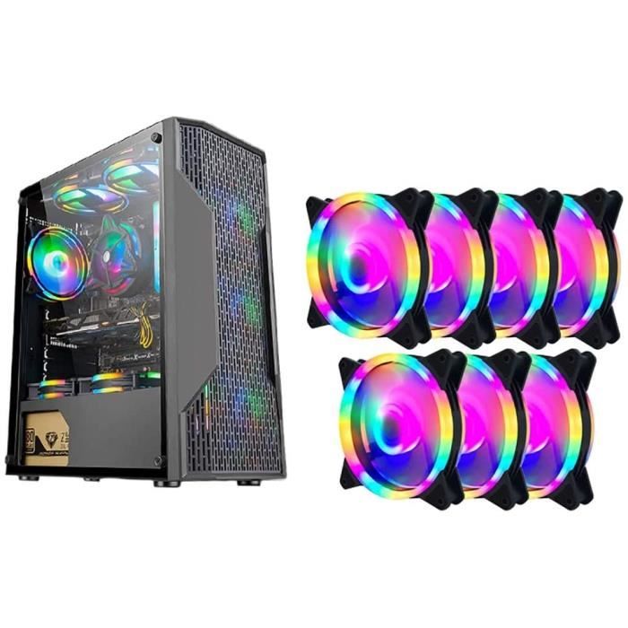 BOITIER PC PANNEAUX LATERAUX Boitier Aerocool MidTour ATX PC Gaming Computer Case Mis Agrave Jour Panneau Lateacuteral Acryli313