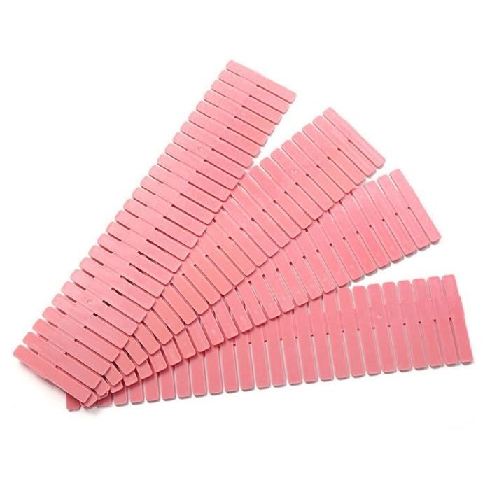 Boîtes de rangement et bacs,Panneau de séparation pour tiroir, 4 pièces, diviseur de tiroir, organisateur de - Type pink-S