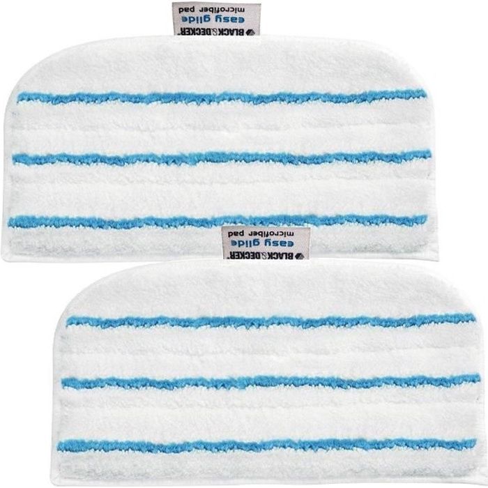 Black amp Decker Microfibre Steam Mop Cleaning Pad (2, Standard) by Black + Decker