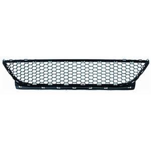 Grille de calandre inférieure pour DACIA LOGAN I MCV phase 2, 2008-2013, noire, pare chocs avant.