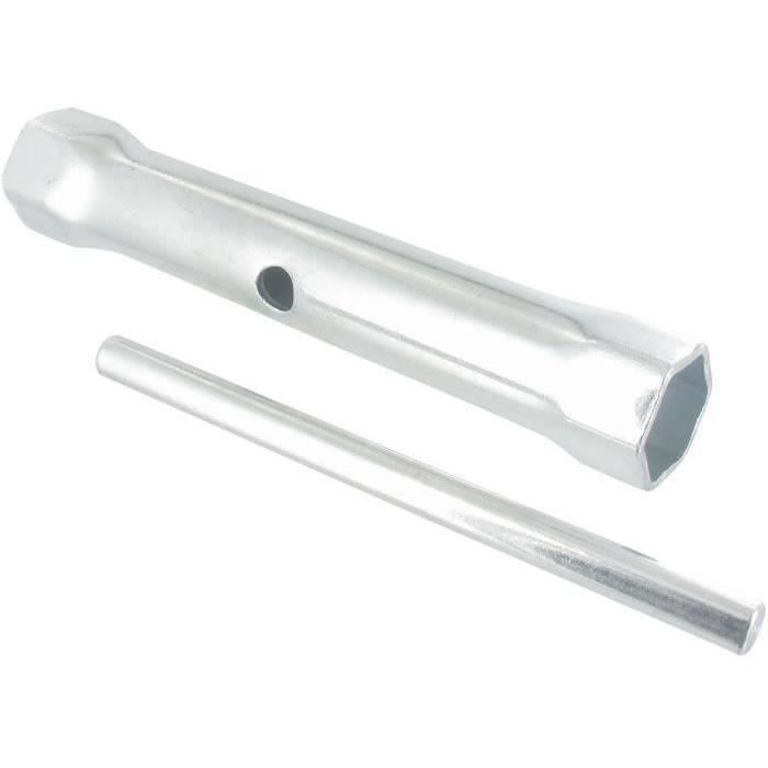 AERZETIX - C45639 - Clé à tube droite 16x17mm 6 pans avec broche rigide/garrot de serrage