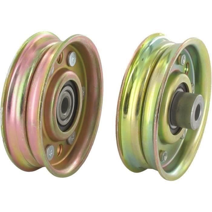 Poulie à gorge plate adaptable pour SCAG pour modèles 36-, 46- et 52- - H: 25,4mm, Ø: ext: 83mm, Ø int: 9,53mm