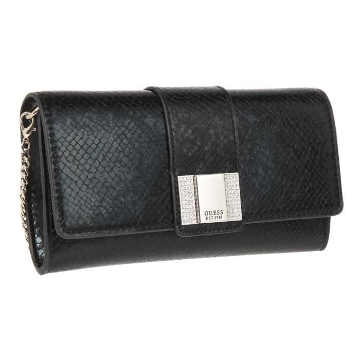 GUESS - pochette femme - noire