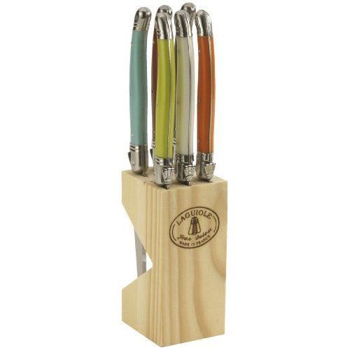 Laguiole Jean Dubost - Bloc 6 Couteaux Steak