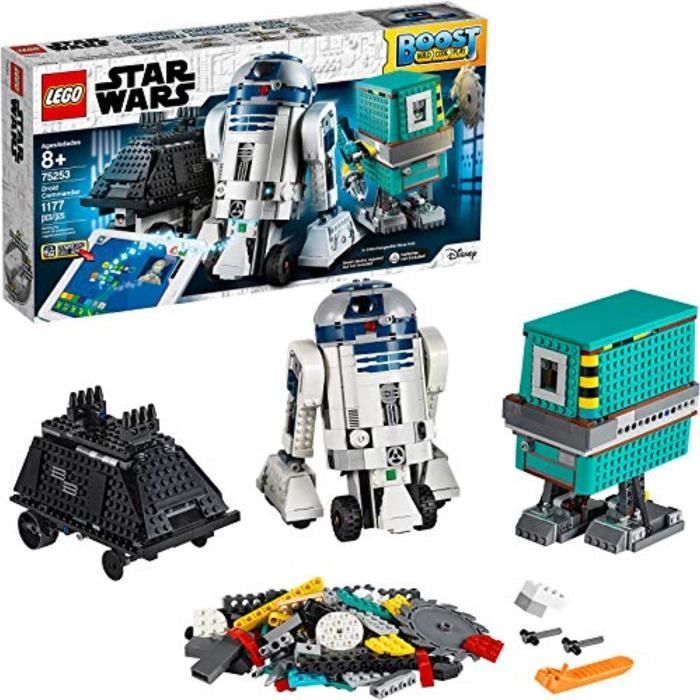 Jeu D'Assemblage UMK2K Star Wars Boost Droid Commander 75253 Apprenez à coder un jouet technologique éducatif pour les enfants, ense
