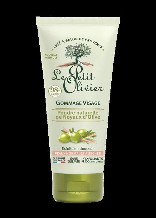 Gommage visage - Huile d'olive Tube de 75 ml Le petit olivier
