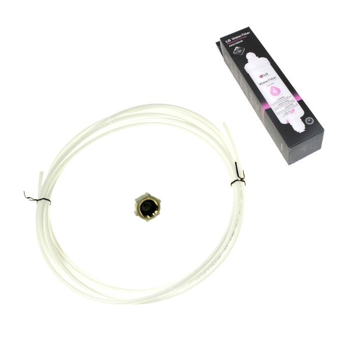 Kit filtre à eau d'origine 3890JC2990A (avec tuyau + raccord) (51329-11888) - Réfrigérateur, congélateur - LG (3884)