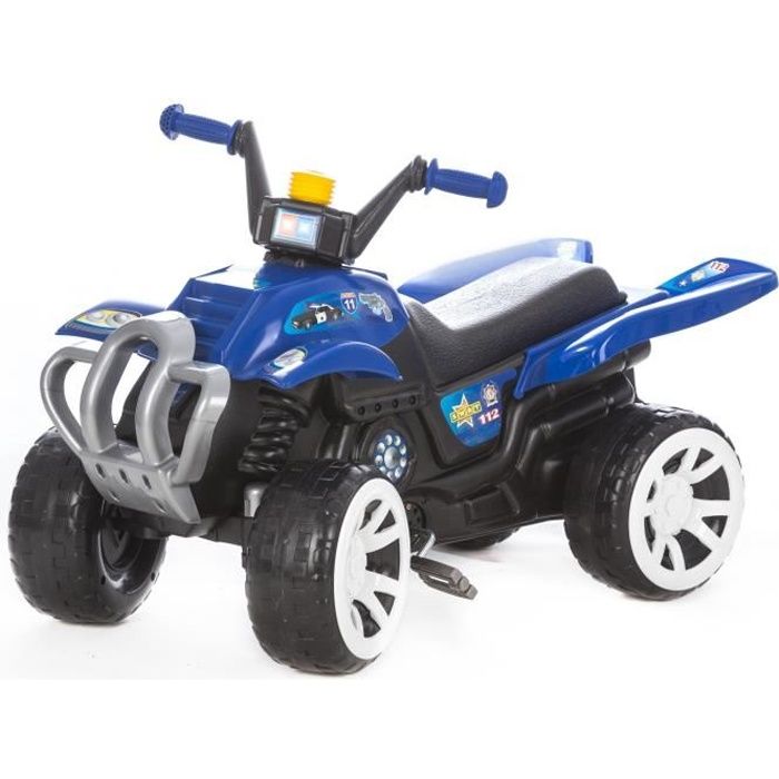 NEO Quad à pédales avec larges roues porteur pour enfant Bleu
