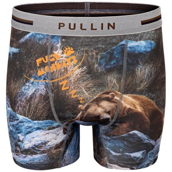 PULL IN Boxer Long Homme Microfibre FUCKMONDAYS Gris