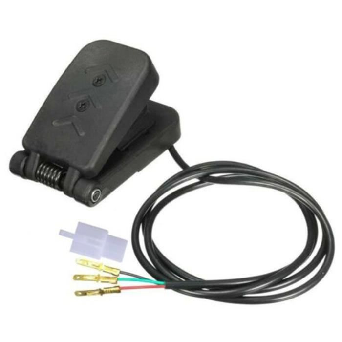 Accélérateur d'accélérateur à pédale de Scooter électrique universel pour vélos électriques scooters remplacement direct noir