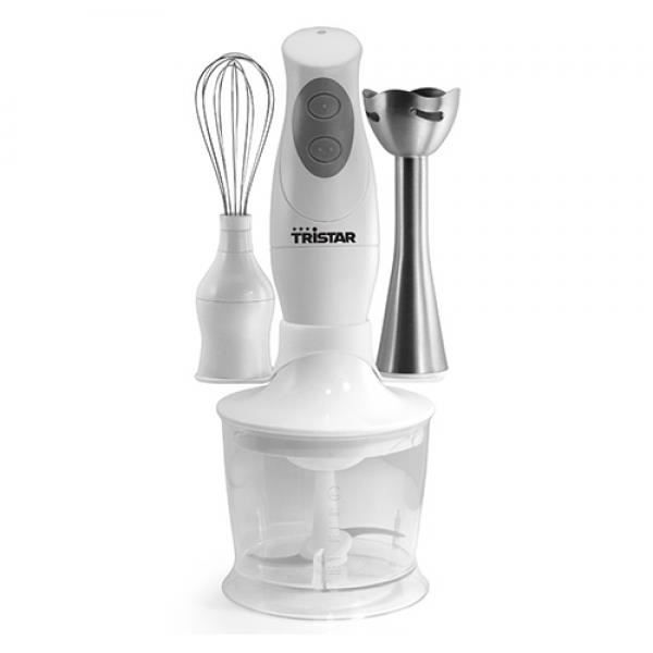 TRISTAR MX-4154 Mixeur plongeant avec hachoir - Blanc