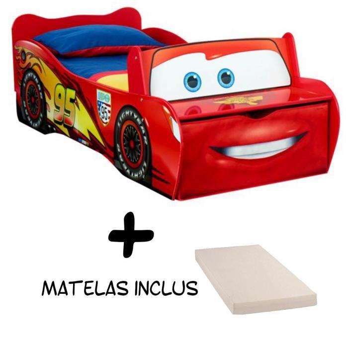 Lit Flash McQueen Cars Disney + Matelas