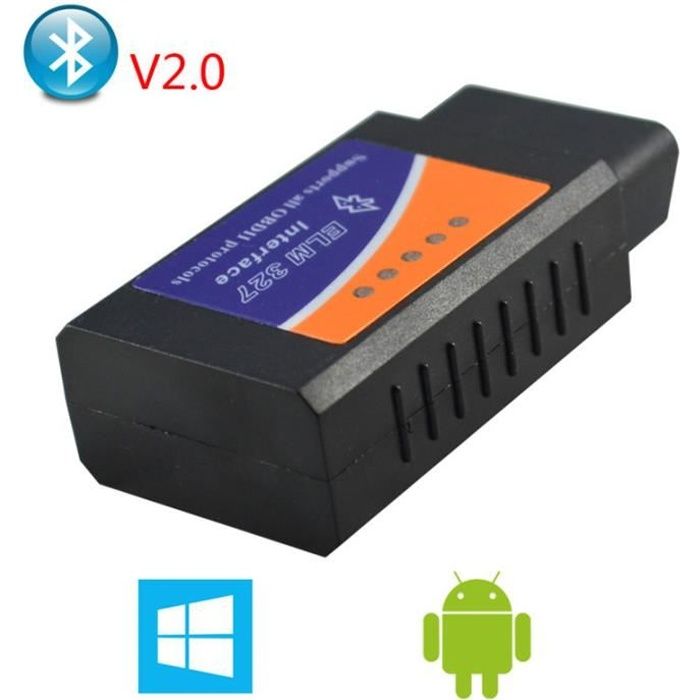 XCSOURCE Outil diagnostique de Véhicule Universel OBD OBD2 ELM327 V2.1 Bluetooth Voiture Interface Numériseur Fnctionne pr Android