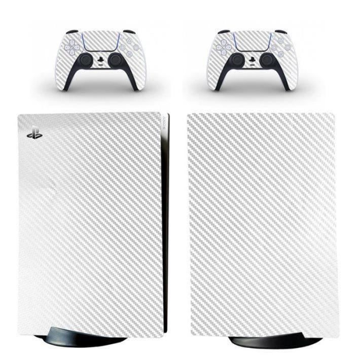 FLY07984-Carreaux sergé blanc,PS5 sticker Protection peau Dissipation thermique étanche Playstation 5 Digital Edition skin