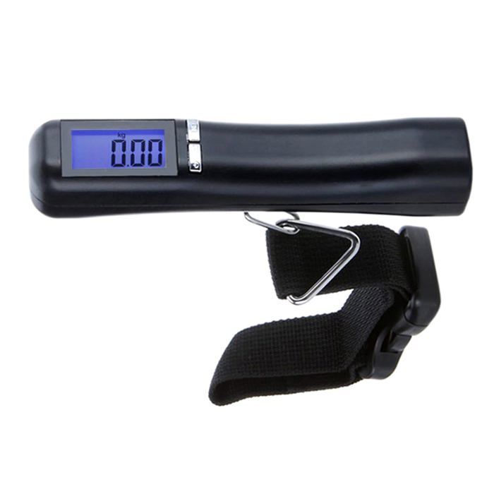 Pèse Colis Voyage Pèse-Bagages Numérique Decdeal - 150 Kg Max - 3 Unités (kg, Lb, Jin) - Écran LCD Vert Balance électronique 150kg 3 Unités Kg Lb Jin Portable