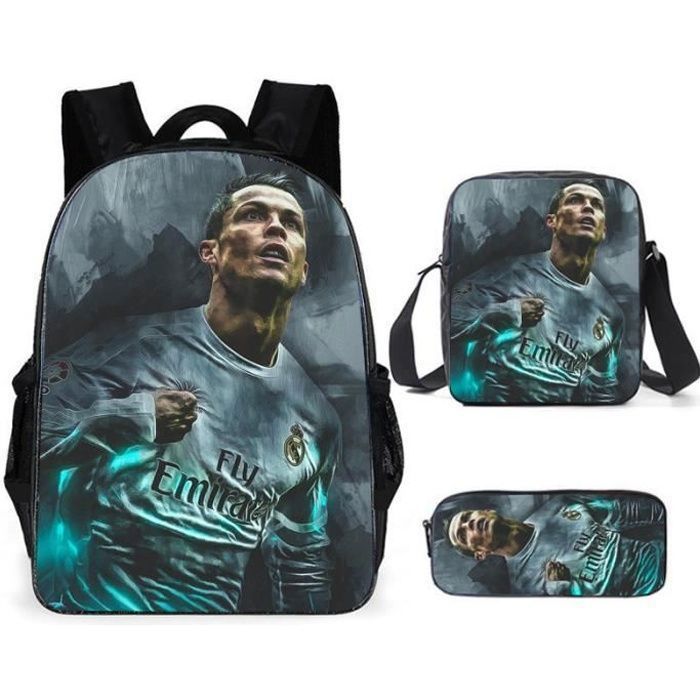 Sac à Dos Football Star,Sac à Dos Pour Enfants Cr-7, Sac à Dos De