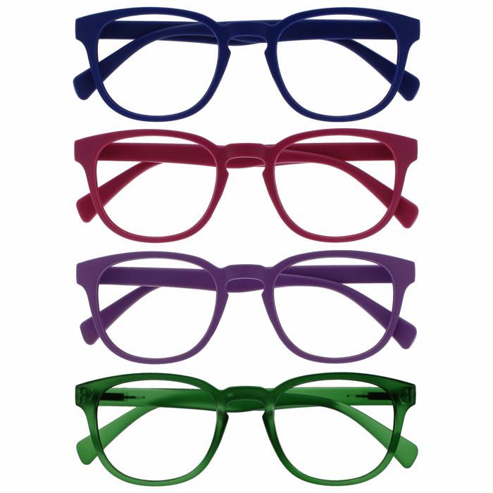 Lunettes De Lecture OPULIZE Anti-lumière Bleue - Monture écaille De Tortue, Grossissement +2.50