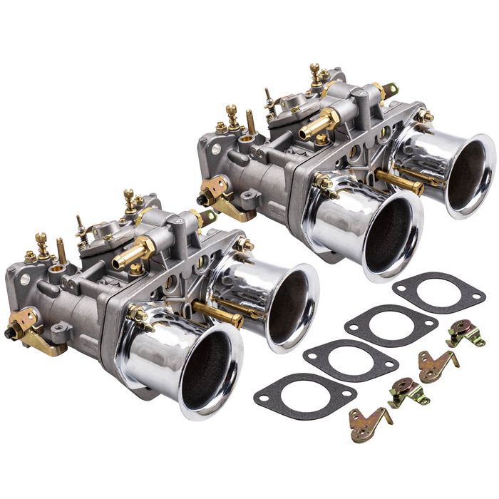 2PCS Carburateurs 44IDF 44mm Carb pour VW Kaefer Porsche Fiat 44 IDF Carburetor