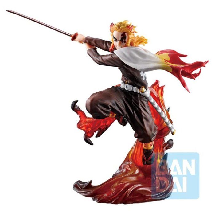 Figurine Ichibansho Demon Slayer Kimetsu No Yaiba Kyojuro Rengoku Artscale