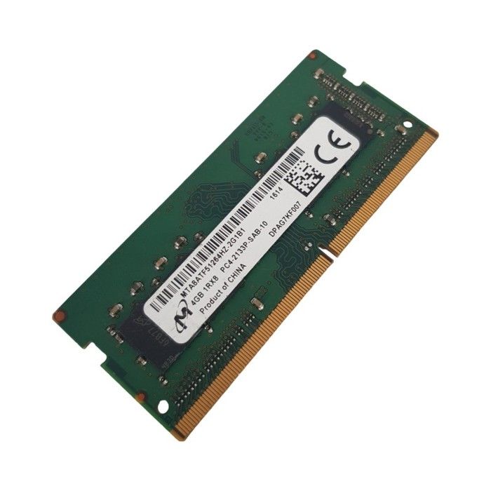 4Go RAM DDR4 MICRON 4Go 1Rx8 PC4 SO DIMM MTA8ATF51264HZ Très bon état - vue 2