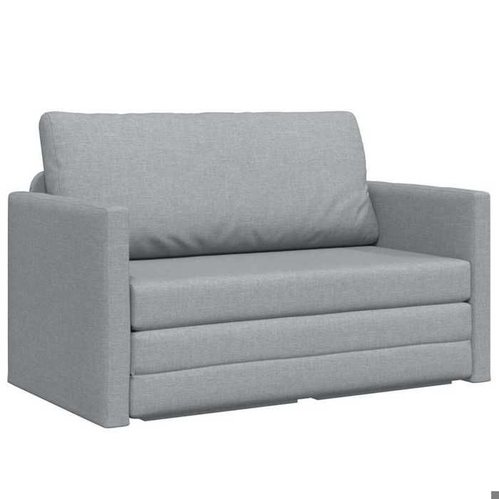 En solde Canapé-Lit 110cm - SWEETY - Fauteuil-lit double - Design convertible - Gris clair tissu LV1229
