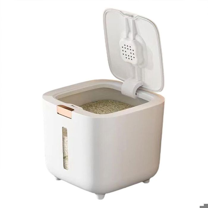 Conteneur hermétique pour riz et céréales - Virex® - Capacité 5 kg - Hermétique - Couvercle automatique