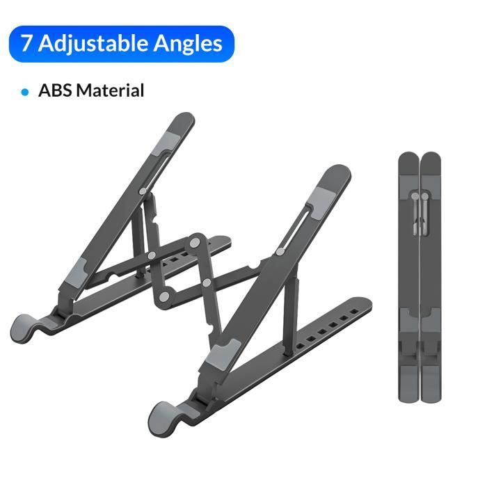 Supports Invisibles Pour Ordinateur Portable - Lot De 4, Pliables, 2 Angles Réglables - Pour Bureau, Maison