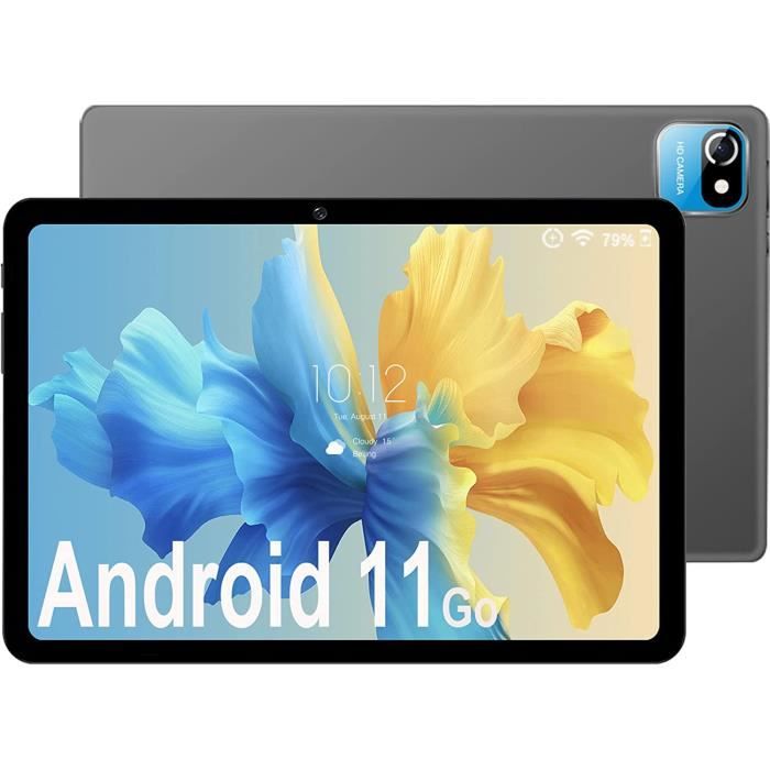 OUYAWEI Tablette 10 Pouces Android 8.0 6 64 Go Tablet PC avec Fente pour Carte TF et Double caméra Noir Prise américaine 