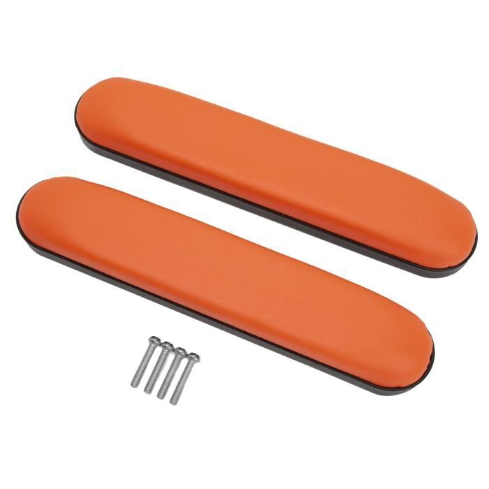 Coussinets D'accoudoirs 2 Pièces Angoily - Mousse Mémoire, Housse Bleu Foncé Lavable, Pour Chaise Gaming Ou Bureau