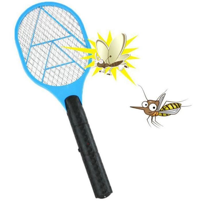 Raquette /électrique anti insectes Moustiques mouches et gu/êpes Rapide et s/ûr