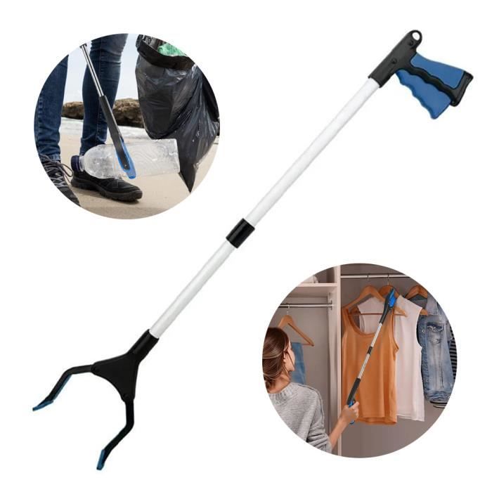Outils de Ramassage, Bras de 81,3 cm de Long Avec Ramassage de Litière Pivotant en Caoutchouc, Outils de Ramassage