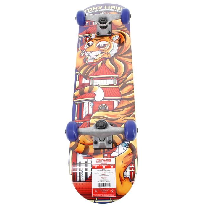 Krown Rookie Skateboard Complete – Bengal Tiger Graphic, 7.5” Deck, Ready To Ride