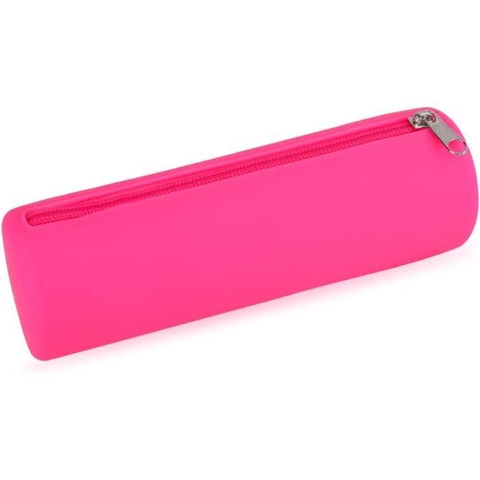 Pigna Soft Silicone Federmäppchen – Pastellviolett, Waschbar, 20x6x7,5 Cm, Mit Reißverschluss