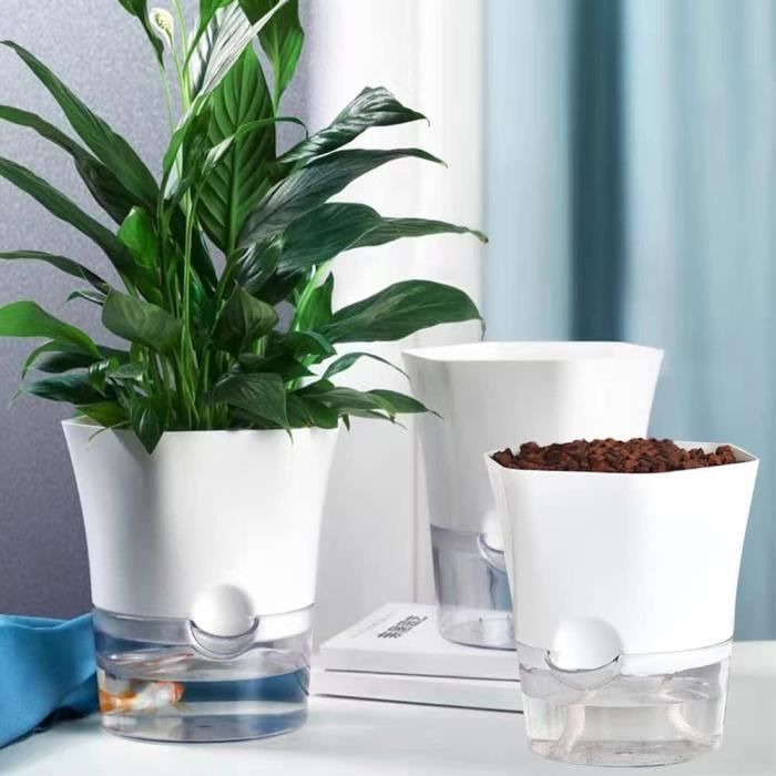 3 Pots De Fleurs Muraux ORIMERC - Style Rétro Café Foncé 24,9cm - Pour Intérieur/Extérieur
