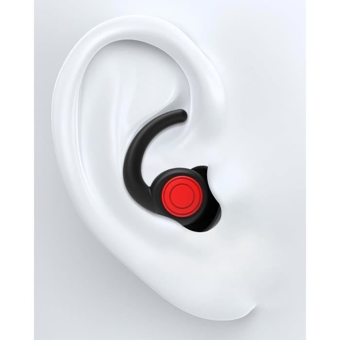 Lot De 3 Paires De Bouchons D'oreilles Silicone – Etanches, Réducteurs De Bruit, Avec Boîtes De Rangement