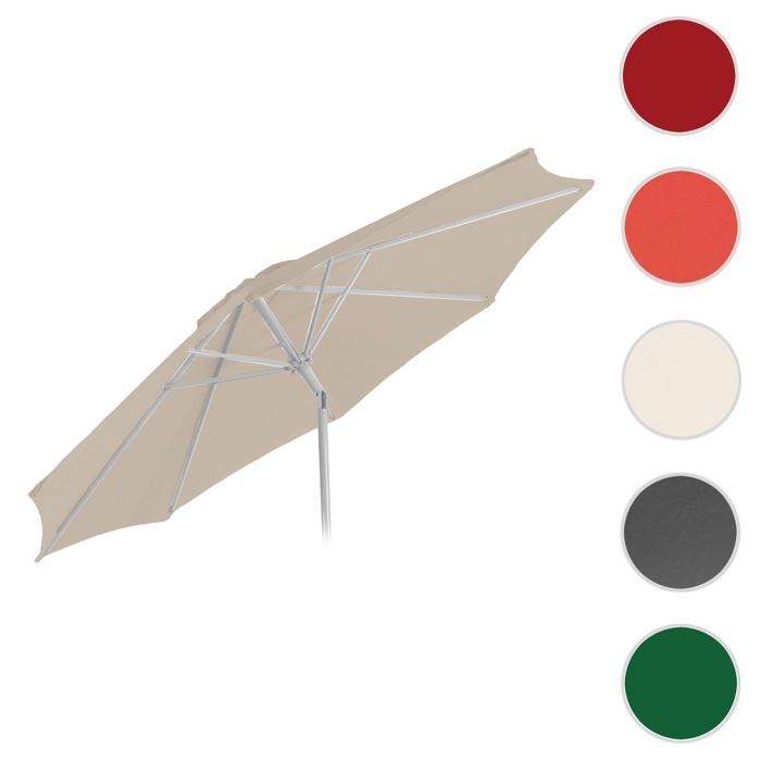 Toile de rechange pour parasol N18 Ø 27m tissu/textile 5kg crème