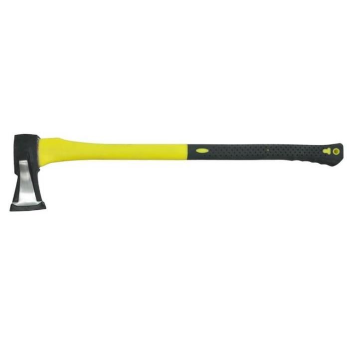 Hache De Jardin S&R 600 G - Acier Forgé, Manche Fibre De Verre, Longueur Totale 36,3 Cm