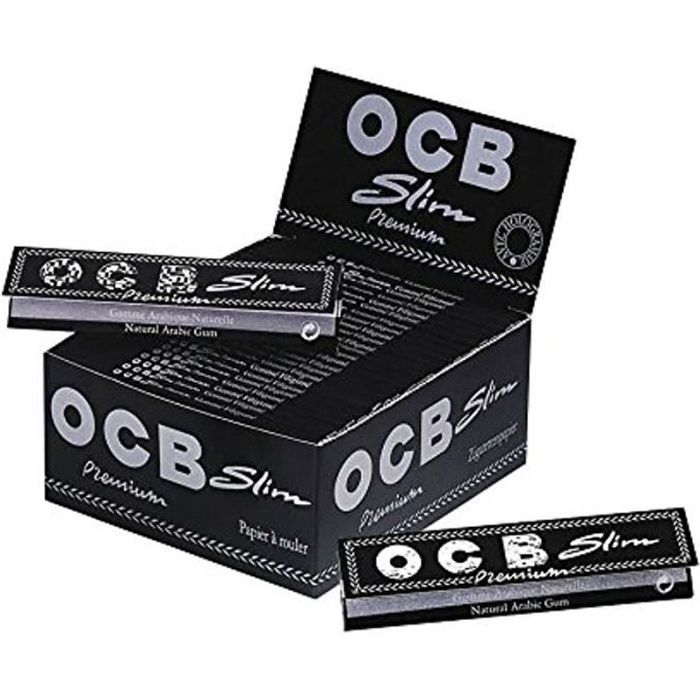 OCB Classic Boite de 25 Papier a Rouler Doubles Blanc