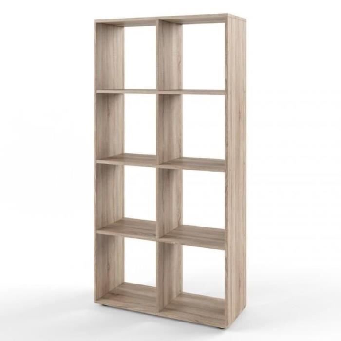 Bibliotheque Etagere Armoire Rangement Meuble 140 X 70 Achat