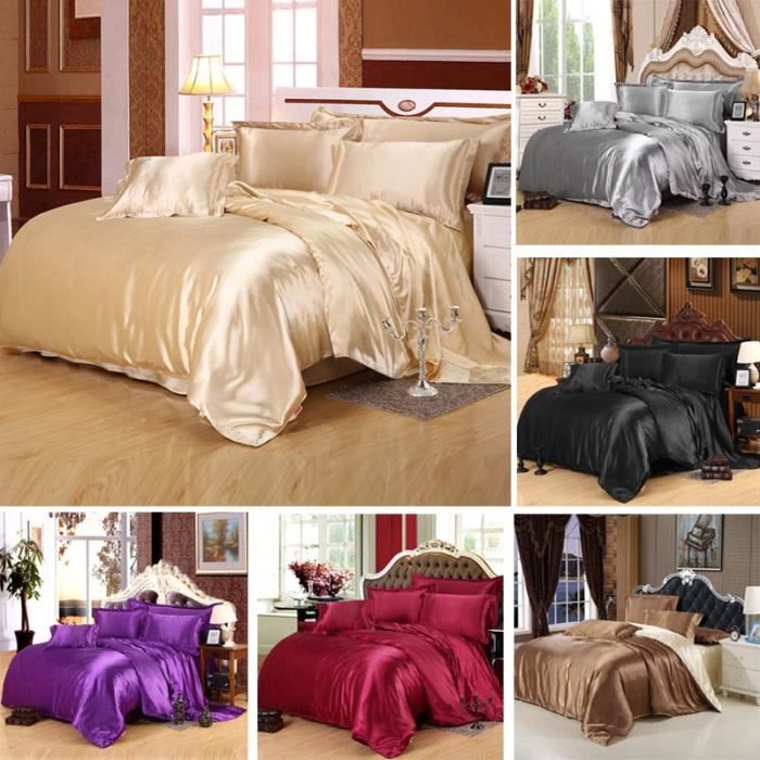 Linge De Lit Satin De Soie